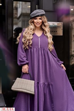 Однотонна, сучасна сукня, у фіолетовому кольорі, розмір 50-52, 54-56