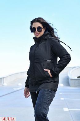 Тепла та комфортна куртка у розмірі 48-50, 52-54, 56-58, колір чорний