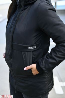 Тепла та комфортна куртка у розмірі 48-50, 52-54, 56-58, колір чорний