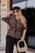 Трендовий костюм в розмірі 46-48, 50-52, 54-56, 58-60, колір леопардовий.