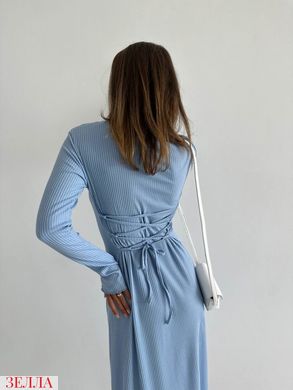 Подовжена сукня в розмірі 42-44, 46-48, колір блакитний.