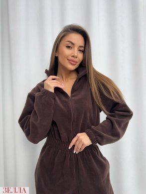 Флісовий комбінезон в розмірі 42-46, колір шоколад.