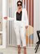 Женский костюм тройка пиджак + брюки + майка цвет белый/черный в размере 48-50, 52-54, 56-58, 60-62