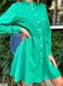 Сукня-сорочка в розмірі 42-44, 46-48, колір зелений.