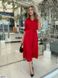 Подовжена сукня із шовку Армані в розмірі 42-44, 46-48, колір червоний.