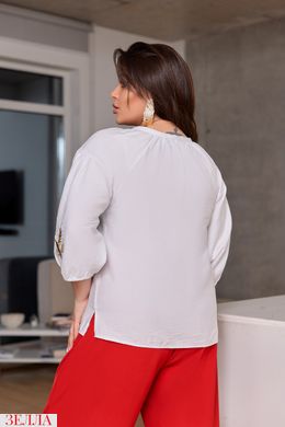 Сорочка вишиванка "Колоски" у розмірі 54, 56, 58, 60, 62, 64, колір білий
