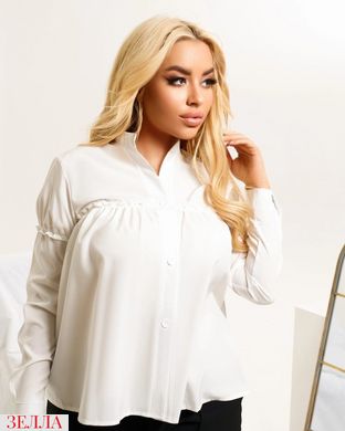 Модная и практичная рубашка, размер: 42-44, 46-48, цвет молоко.