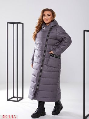 Куртка-пальто Fashion в розмірі 48-50, 52-54, 56-58, колір графіт.