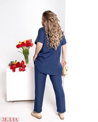 Стильний костюм в розмірі 48-52, 54-58, 60-62, колір джинс.