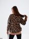 Трендовий светр кольору коричневий леопард, в універсальному розмірі 42-46.