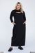 Сукня в стилі бохо з вирізом на декольте в розмірі 48-52, 54-58, колір чорний.
