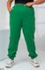 Спортивні штани з начосом зеленого кольору, в розмірі 50-52, 54-56.