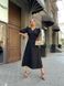 Розкішна довга сукня в розмірі 42, 44, колір чорний.
