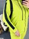 Спортивний костюм трійка Кофта+Футболка+Капюшон в розмірі 50-52, 54-56, 58-60, колір салатовий.