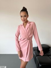 Сукня-піджак в розмірі 42-44, 46-48, колір рожевий.