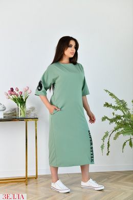 Сукня в розмірі 48-50, 52-54, 56-58, колір м'ятний.