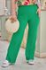 Класичні брюки із якісної костюмки у зеленому кольорі, розмір 50, 52, 54, 56, 58, 60.
