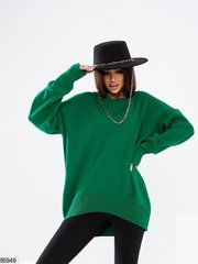 Демісезонний светр зеленого кольору, в універсальному розмірі 42-46.