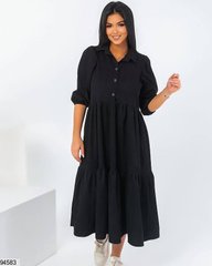 Сукня чорного кольору, в розмірі 50-52, 54-56, 58-60.