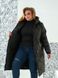 Зимова куртка-пальто в розмірі 48-50, 52-54, 56-58, колір чорний.