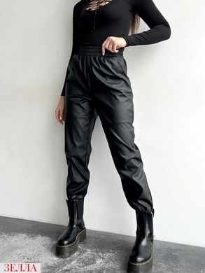 Шкіряні штани чорного кольору, в розмірі 42-44, 46-48.