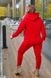 Теплий та зручний спортивний костюм у розмірі 48-50; 52-54; 56-58; 60-62. Колір червоний
