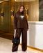 Костюм "Діамант" в стилі оверсайз в розмірі 48-50, 52-54, 56-58, колір шоколадний.