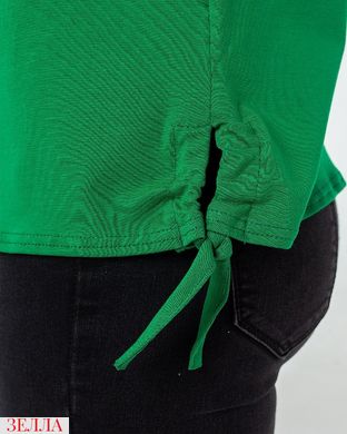 Літня футболка, великого розміру, колір зелений, розмір універсальний 48-54