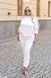 Прогулянковий костюм Светр+Штани в розмірі 46-48, 50-52, 54-56, колір білий.