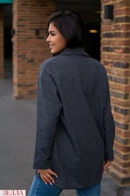 Кашемірове пальто темно-сірого кольору, в розмірі 54-56, 58-60.