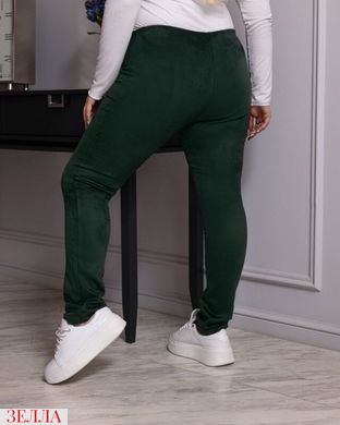 Лосини-брюки в розмірі 50, 52, 54, 56, 58, 60, 62, колір зелений.