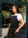 Сукня-сарафан без бокового шва в розмірі 42-48, 50-54, 56-60, колір чорний.