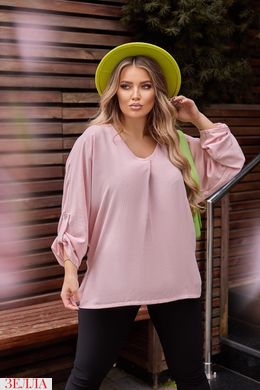 Блузка розового кольору, в розмірі 42-44, 46-48, 50-52, 54-56, 58-60.