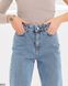 Трендові жіночі джинси мом, розміри S (36), M (38), L(40), колір синій