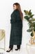 Подовжений жіночий кардиган з поясом, травичка з люрексом, розмір універсальний 48-60, колір пляшка