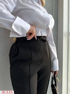 Класичні брюки в розмірі 50-52, 54-56, 58-60, колір чорний.