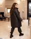 Стильна жіноча куртка, подовженого крою, у великих розмірах 42-44, 46-48, 50-52, 54-56 , колір чорний