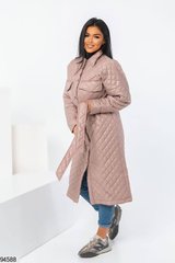 Демісезонне пальто бежевого кольору, в розмірі 50-52, 54-56, 58-60.