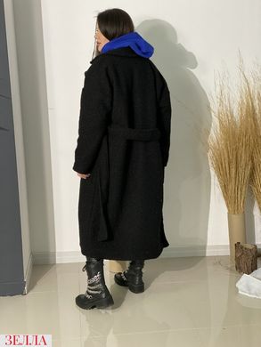 Кашемірове пальто із шерстю, великого розміру, модний колір - чорний, розмір 50-52, 54-56, 58-60