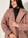 Кашемірове пальто із шерстю, великого розміру, модний колір - пильна троянда, розмір 50-52, 54-56, 58-60