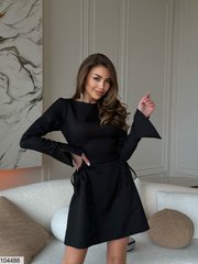 Елегантна сукня в розмірі 42-44, 46-48, колір чорний.
