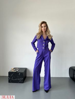 Елегантний костюм двійка в розмірі 42, 44, колір фіолетовий.