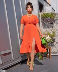 Сукня в розмірі 50-52, 54-56, колір помаранчевий.