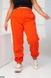 Утеплені спортивні штани помаранчевого кольору, в розмірі 50-52, 54-56.