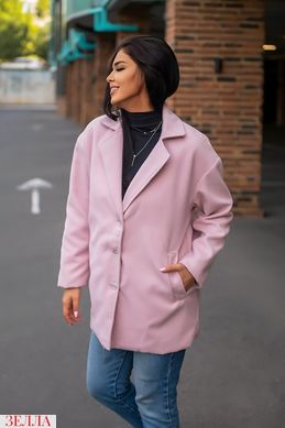 Кашемірове пальто пудровому кольору, в розмірі 42-44, 46-48, 50-52