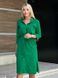 Сукня-сорочка в розмірі 42-44, 46-48, колір зелений.