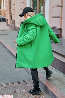 Двостороння куртка чорно-зеленого кольору, в розмірі 50-52, 54-56, 58-60.