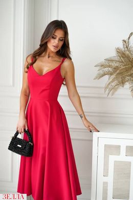 Коктельна сукня в розмірі S(42), M(44), L(46), колір червоний.