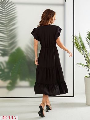 Розкішна сукня в розмірі 42-44, 46-48, колір чорний.