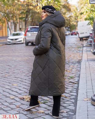 Зручне зимове пальто, у розмірі 50-52, 54-56, 58-60, колір хакі